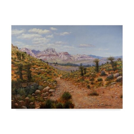 Trademark Fine Art Bill Makinson 'Old Spanish Trail' Canvas Art, 24x32 ALI38812-C2432GG